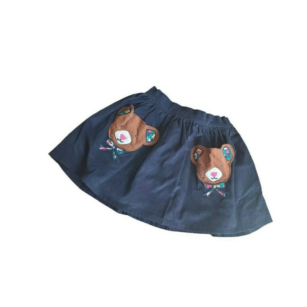 Mini Boden Corduroy Bear 🐻 Skirt 4/5